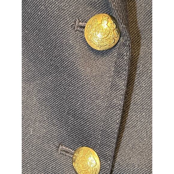 J Crew Womens Schoolboy Wool Blazer Sz 4 Navy 2 Button Classic Preppy Old Money - Picture 9 of 10